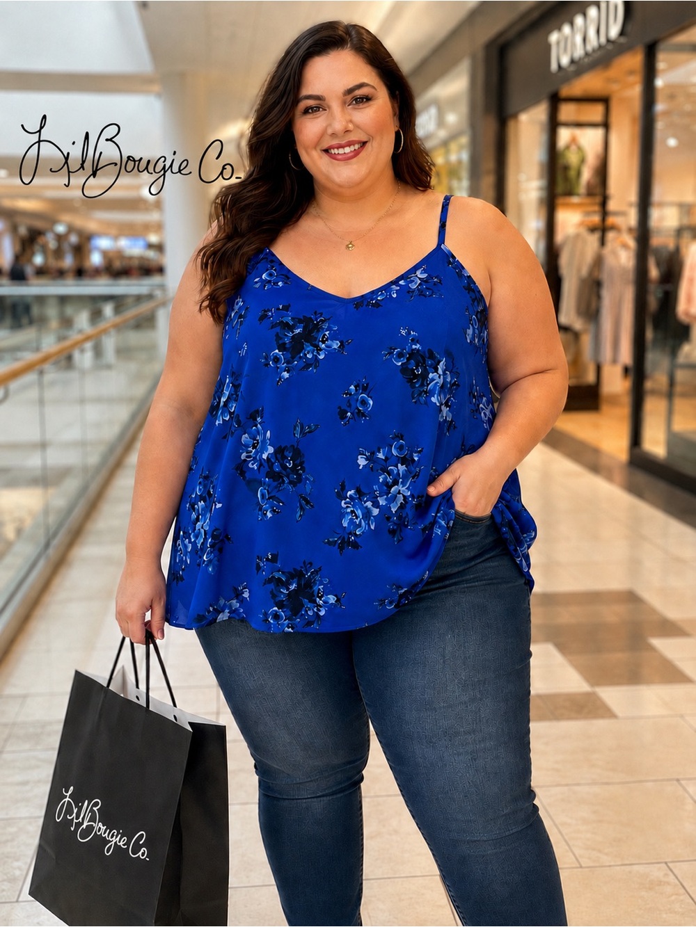 NWT Torrid Royal Blue Sophie Swing Cami | Size 2X (18/20)